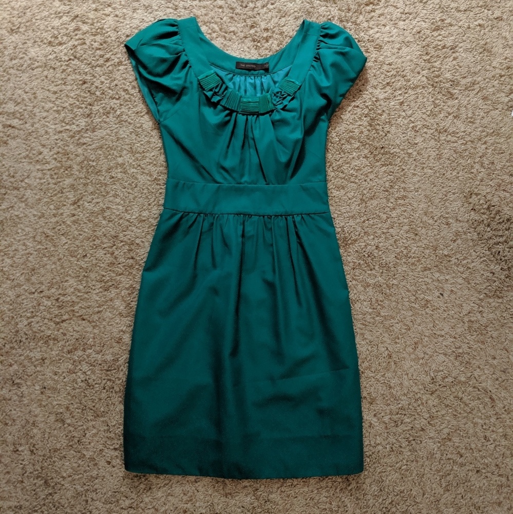 THE LIMITED Teal Green Dress